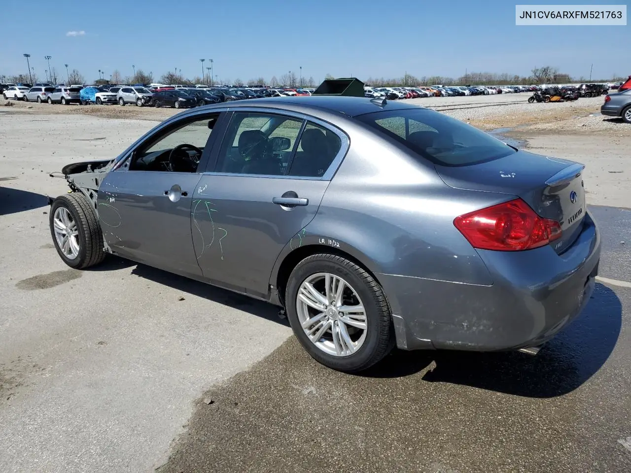 2015 Infiniti Q40 VIN: JN1CV6ARXFM521763 Lot: 50992515