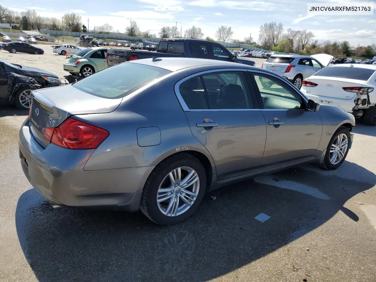 2015 Infiniti Q40 VIN: JN1CV6ARXFM521763 Lot: 50992515