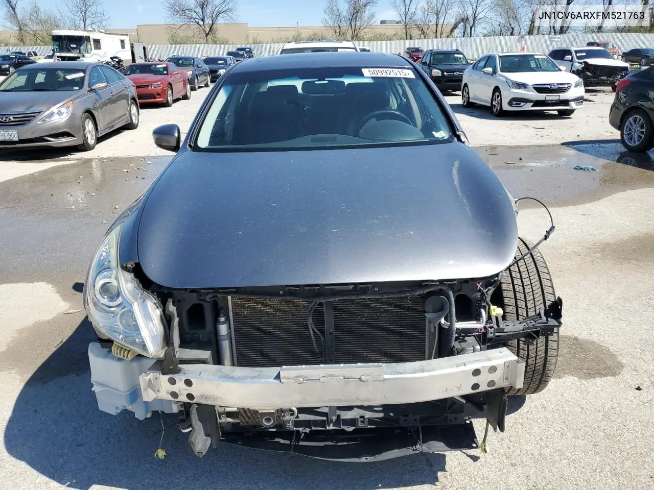 2015 Infiniti Q40 VIN: JN1CV6ARXFM521763 Lot: 50992515