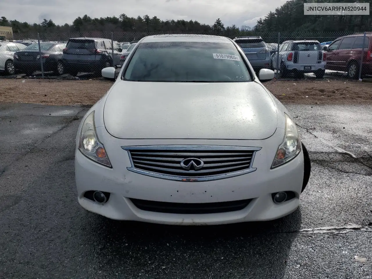 2015 Infiniti Q40 VIN: JN1CV6AR9FM520944 Lot: 51079965