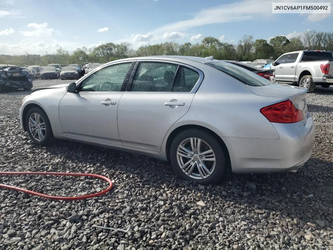 2015 Infiniti Q40 VIN: JN1CV6AP1FM500492 Lot: 51245385