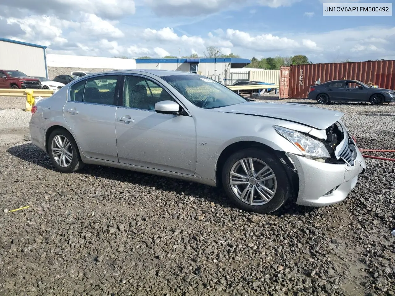 2015 Infiniti Q40 VIN: JN1CV6AP1FM500492 Lot: 51245385