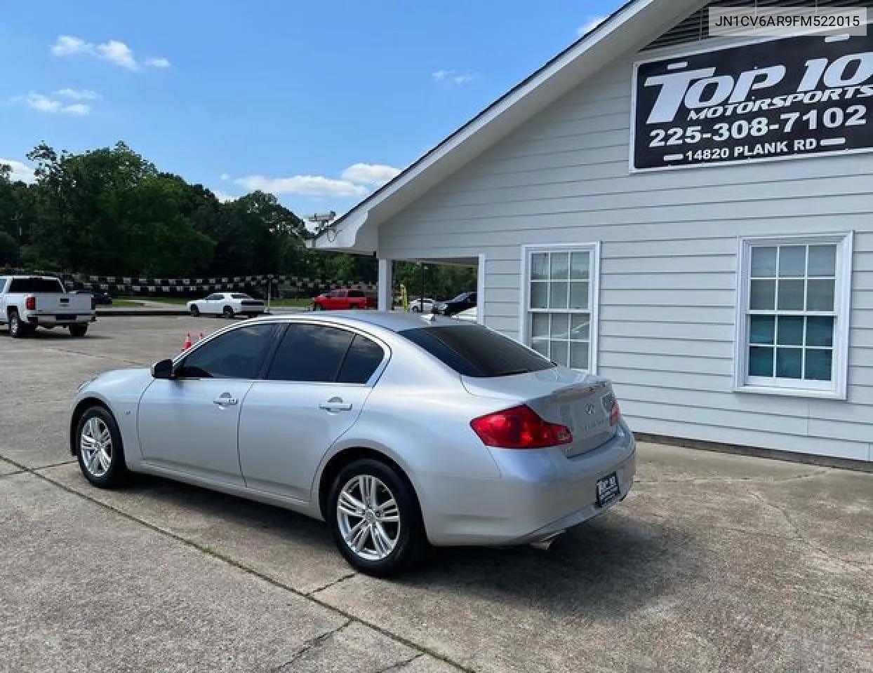 2015 Infiniti Q40 VIN: JN1CV6AR9FM522015 Lot: 51721012