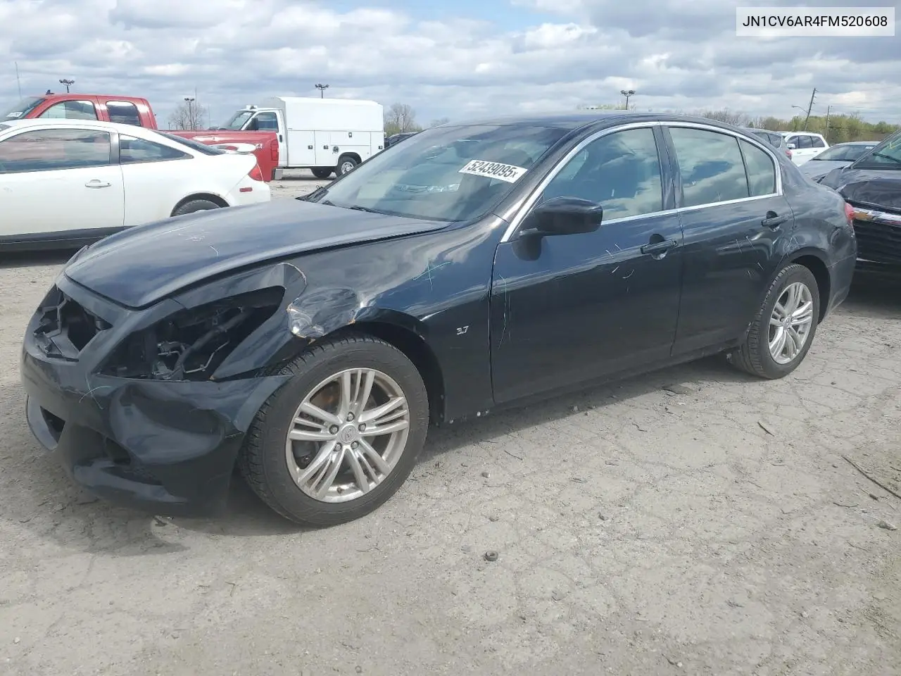 2015 Infiniti Q40 VIN: JN1CV6AR4FM520608 Lot: 52439095