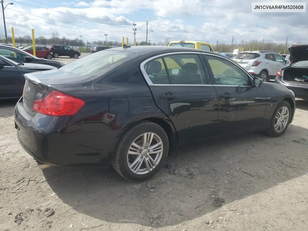 2015 Infiniti Q40 VIN: JN1CV6AR4FM520608 Lot: 52439095