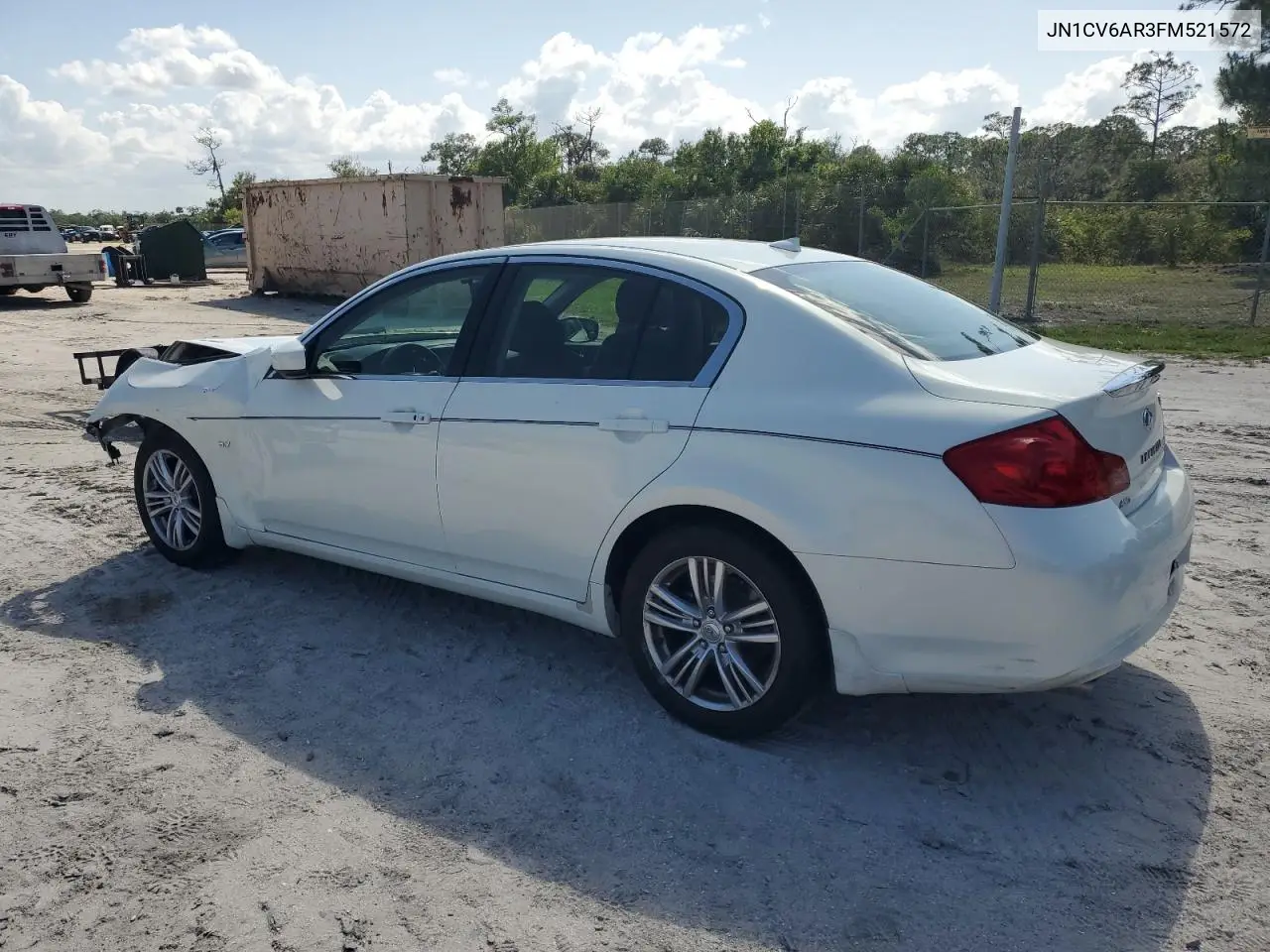 2015 Infiniti Q40 VIN: JN1CV6AR3FM521572 Lot: 52553655