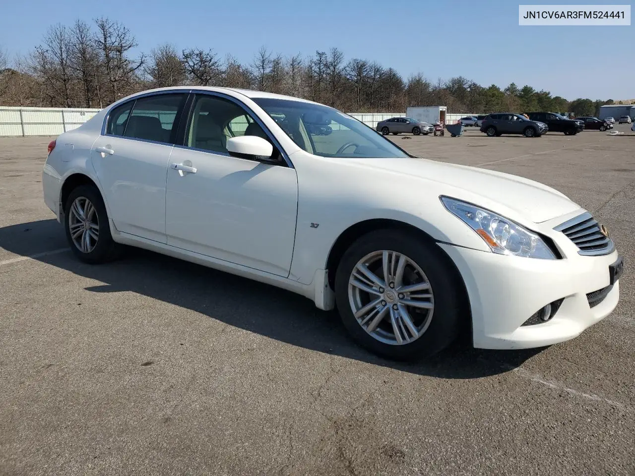 2015 Infiniti Q40 VIN: JN1CV6AR3FM524441 Lot: 52998465