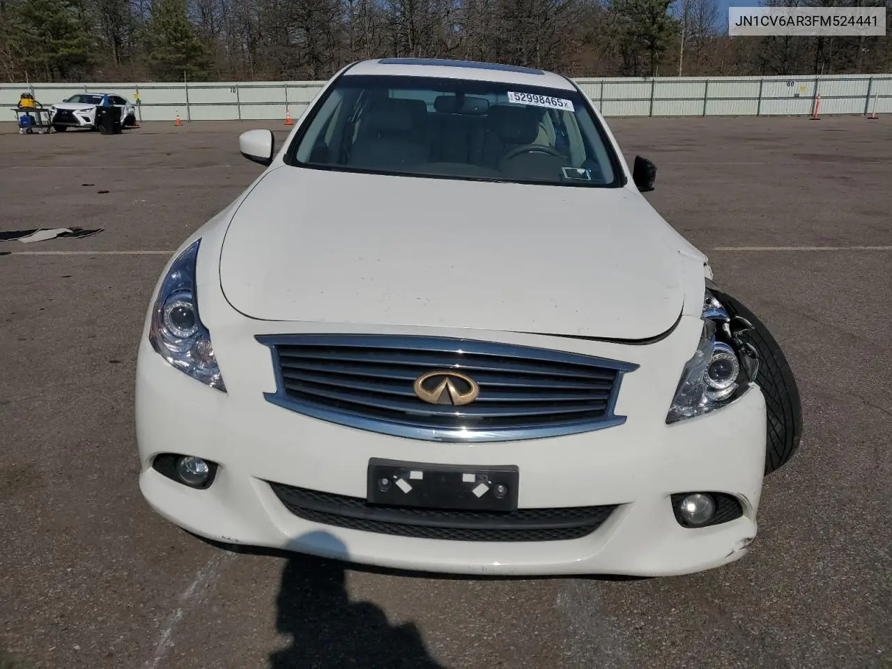2015 Infiniti Q40 VIN: JN1CV6AR3FM524441 Lot: 52998465