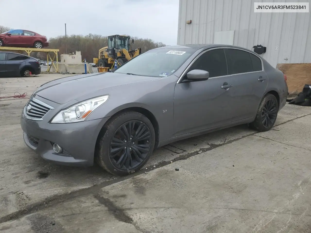 2015 Infiniti Q40 VIN: JN1CV6AR3FM523841 Lot: 53118665