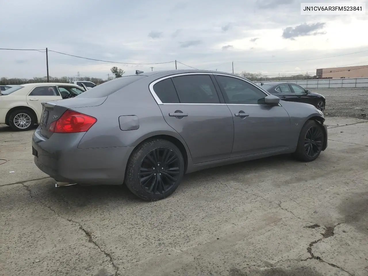 2015 Infiniti Q40 VIN: JN1CV6AR3FM523841 Lot: 53118665