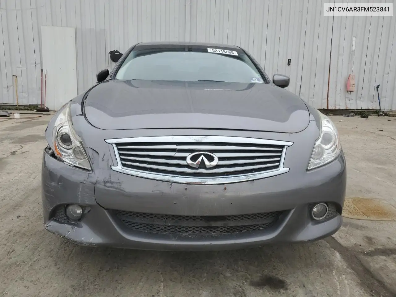 2015 Infiniti Q40 VIN: JN1CV6AR3FM523841 Lot: 53118665