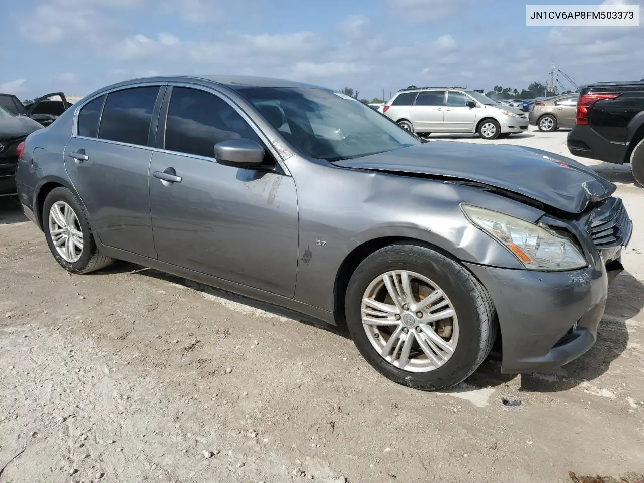 2015 Infiniti Q40 VIN: JN1CV6AP8FM503373 Lot: 53459835