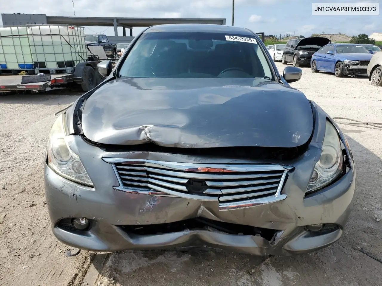 2015 Infiniti Q40 VIN: JN1CV6AP8FM503373 Lot: 53459835