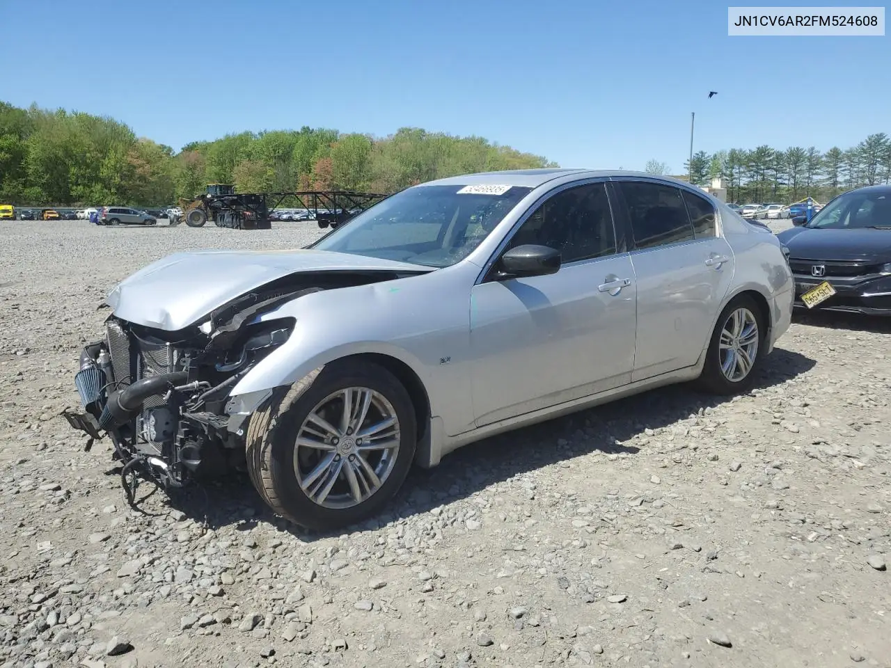 2015 Infiniti Q40 VIN: JN1CV6AR2FM524608 Lot: 53466935
