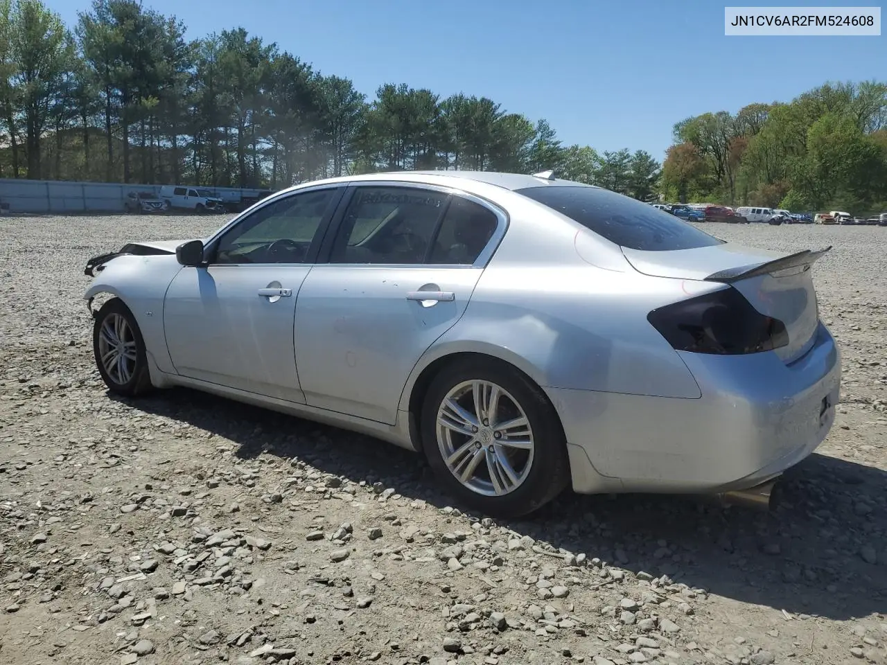 2015 Infiniti Q40 VIN: JN1CV6AR2FM524608 Lot: 53466935