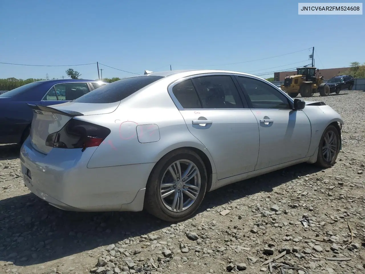 2015 Infiniti Q40 VIN: JN1CV6AR2FM524608 Lot: 53466935