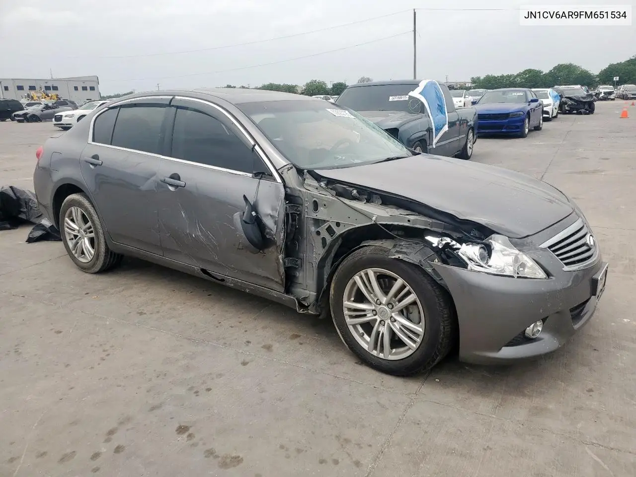 2015 Infiniti Q40 VIN: JN1CV6AR9FM651534 Lot: 53825795