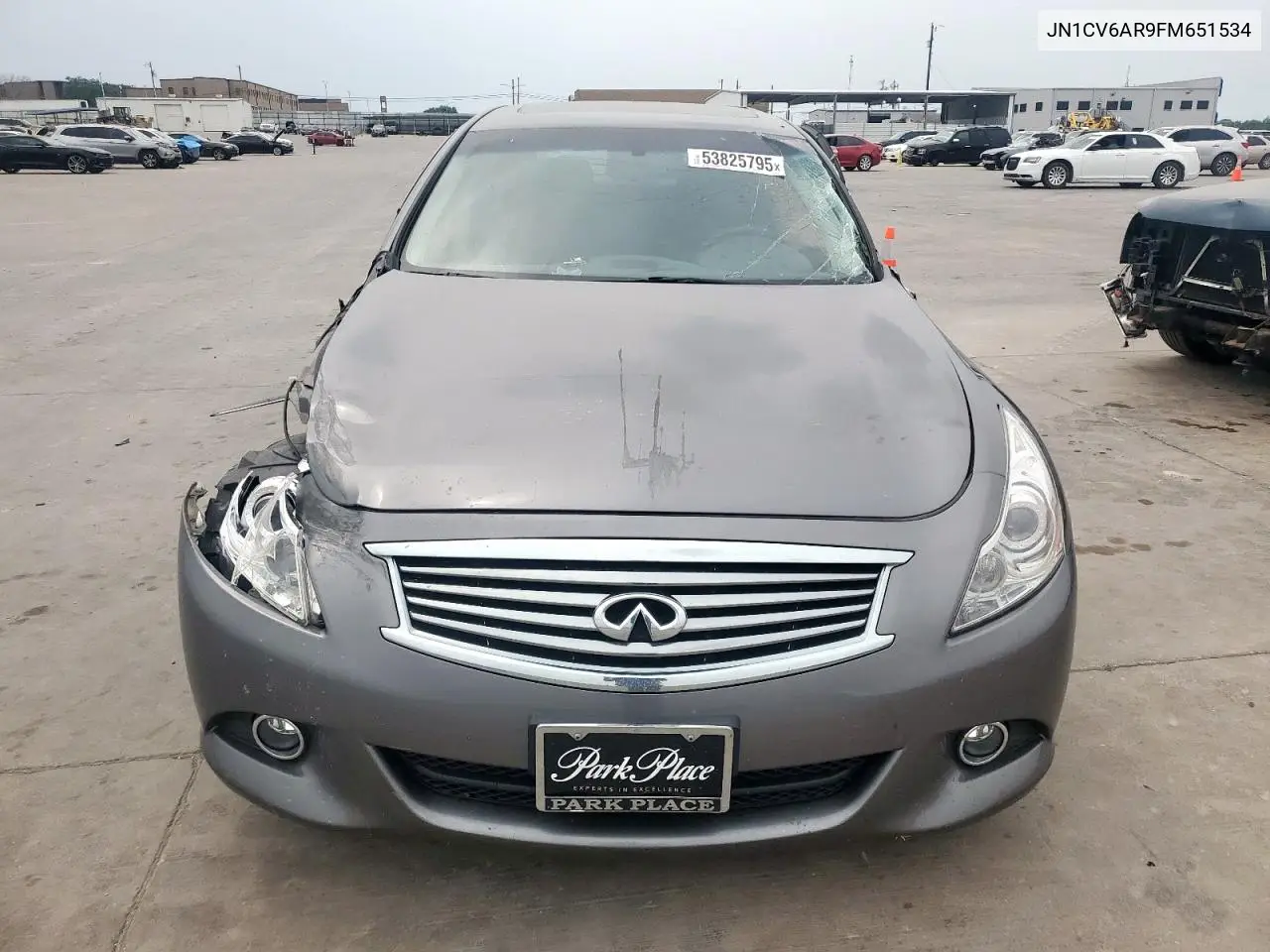 2015 Infiniti Q40 VIN: JN1CV6AR9FM651534 Lot: 53825795