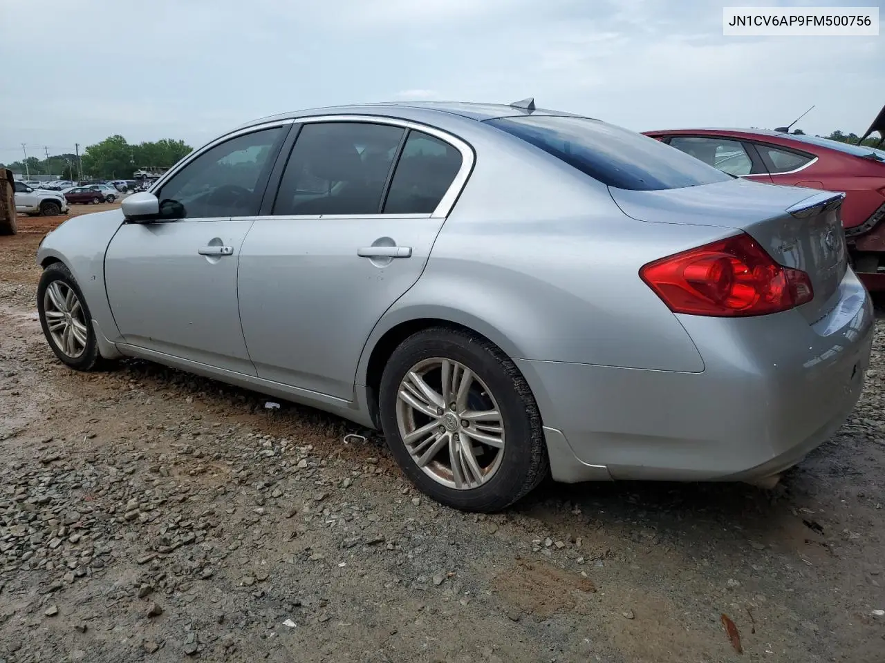 2015 Infiniti Q40 VIN: JN1CV6AP9FM500756 Lot: 54555655