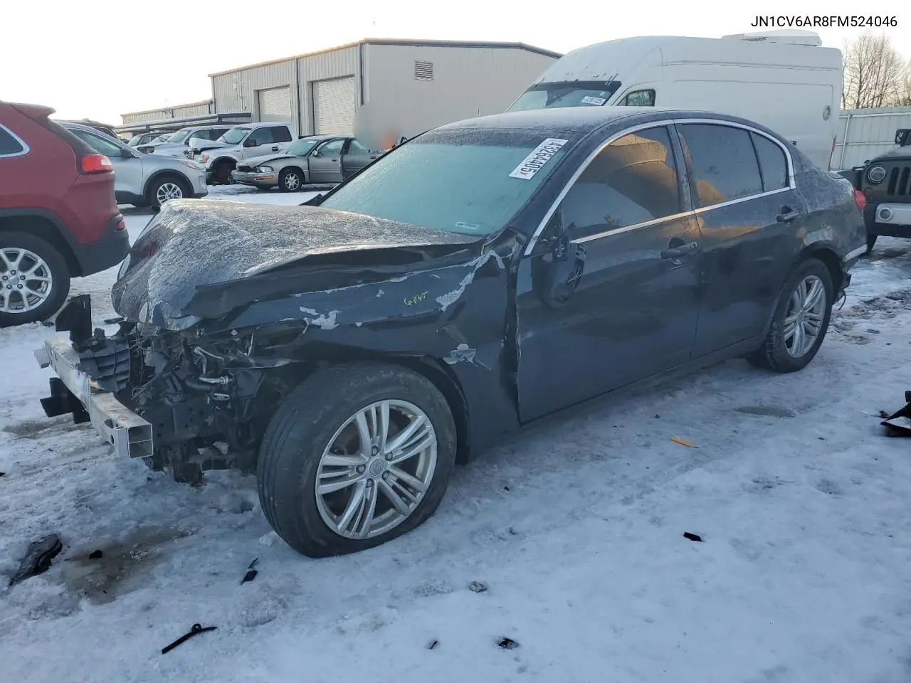 2015 Infiniti Q40 VIN: JN1CV6AR8FM524046 Lot: 54721385