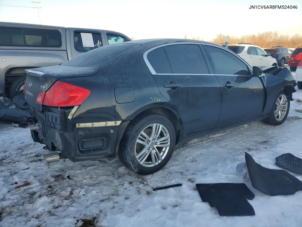 2015 Infiniti Q40 VIN: JN1CV6AR8FM524046 Lot: 54721385