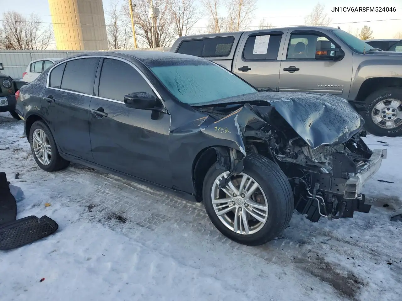 2015 Infiniti Q40 VIN: JN1CV6AR8FM524046 Lot: 54721385