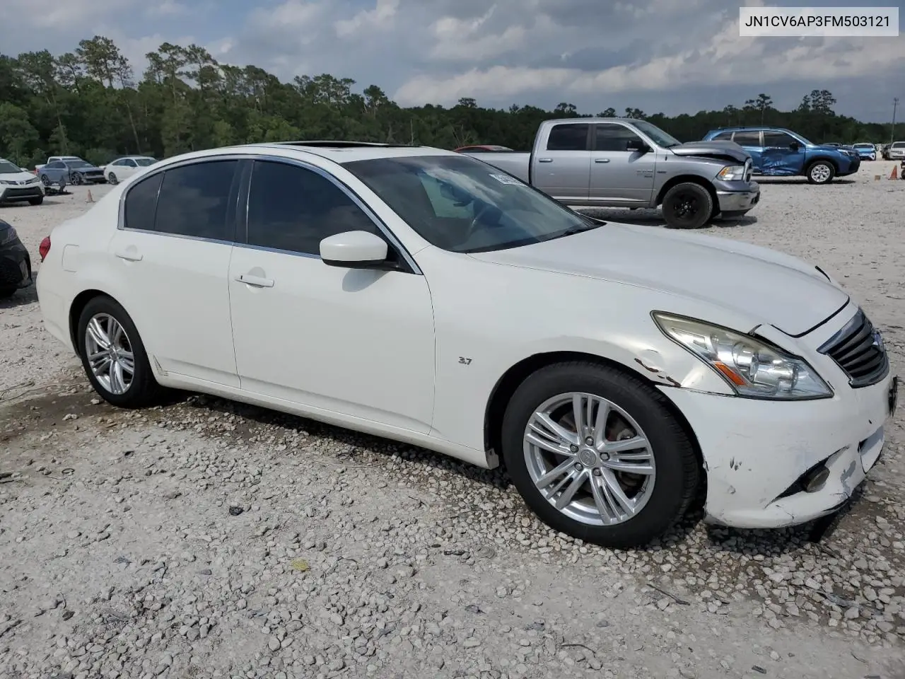 2015 Infiniti Q40 VIN: JN1CV6AP3FM503121 Lot: 55400305