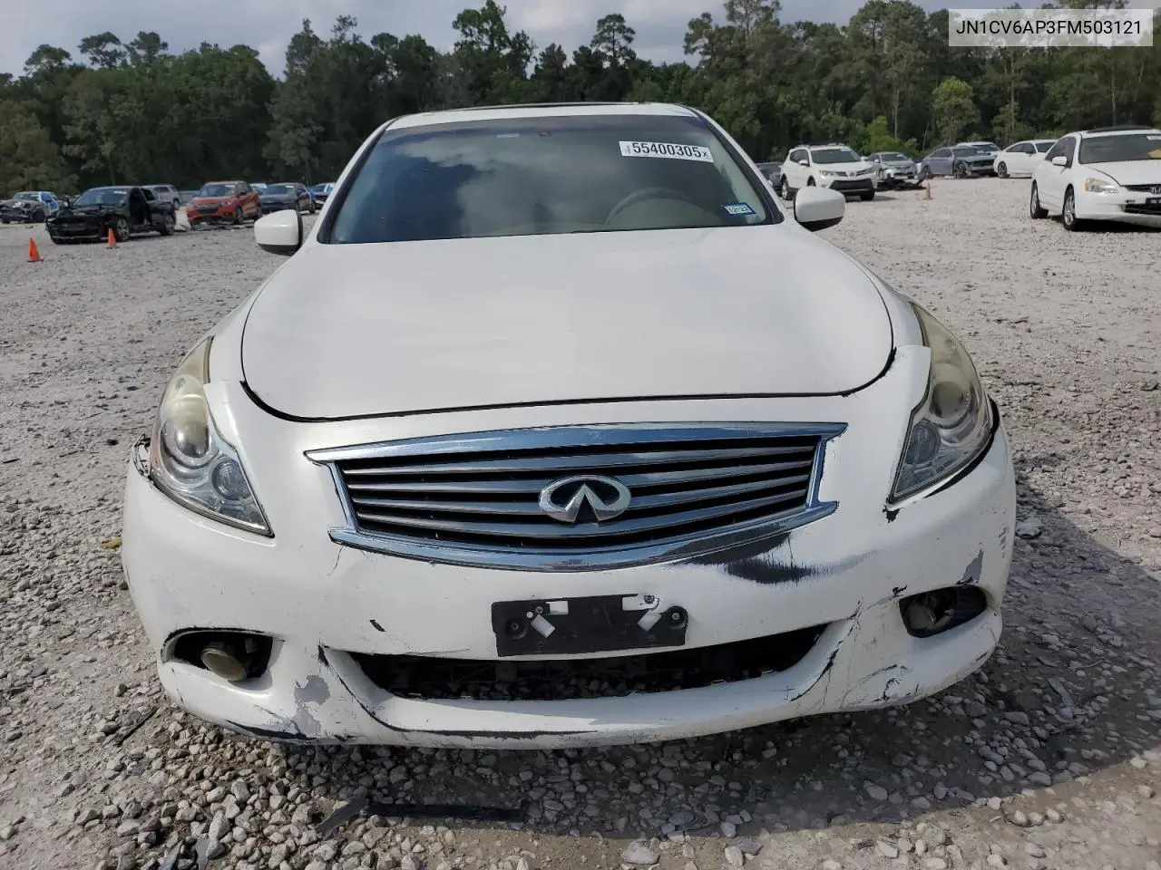 2015 Infiniti Q40 VIN: JN1CV6AP3FM503121 Lot: 55400305