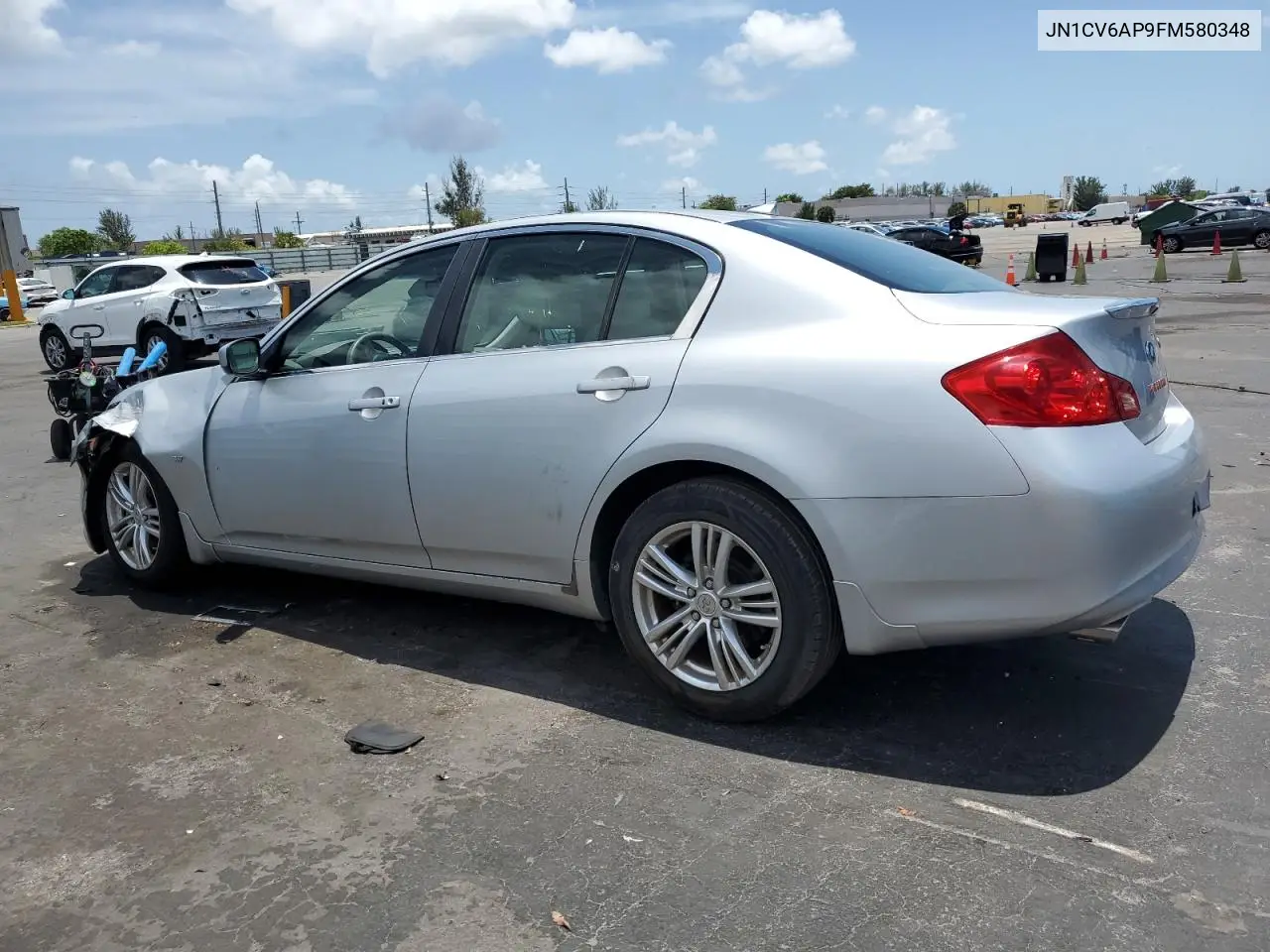 2015 Infiniti Q40 VIN: JN1CV6AP9FM580348 Lot: 55483855