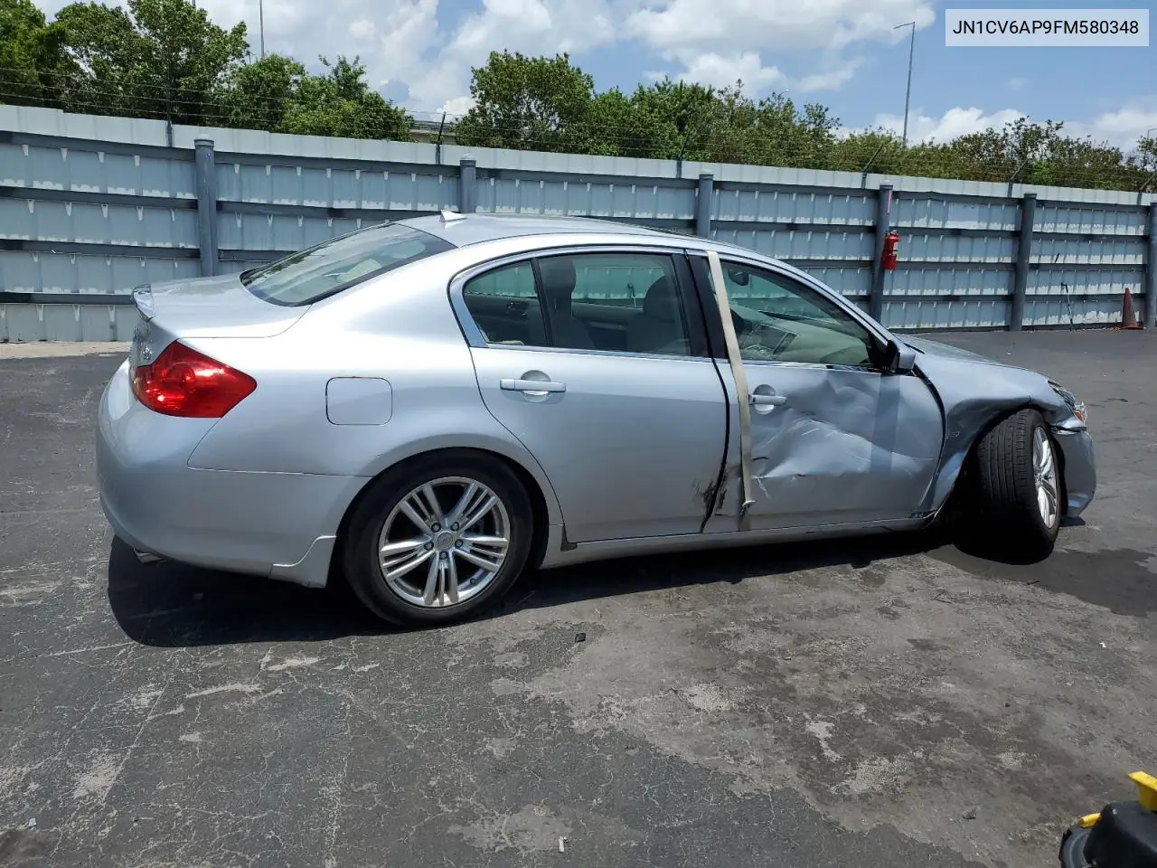 2015 Infiniti Q40 VIN: JN1CV6AP9FM580348 Lot: 55483855