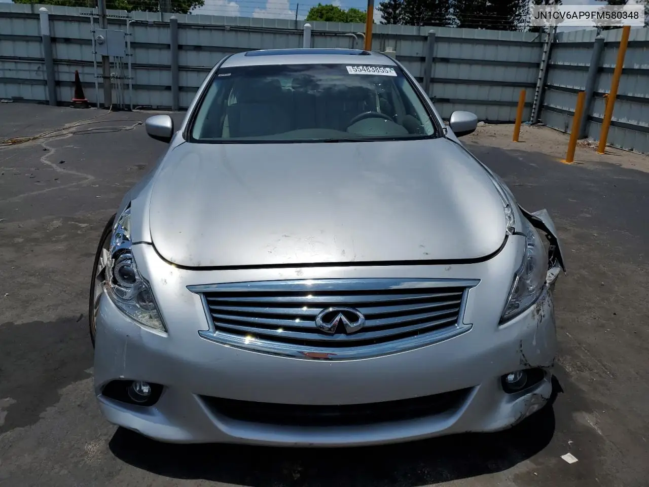2015 Infiniti Q40 VIN: JN1CV6AP9FM580348 Lot: 55483855