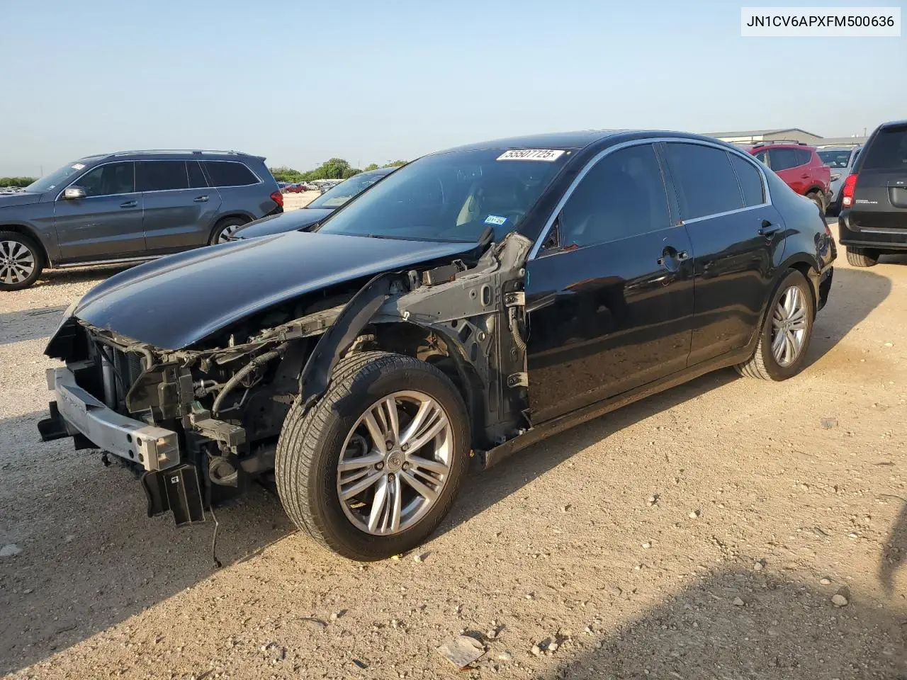 2015 Infiniti Q40 VIN: JN1CV6APXFM500636 Lot: 55507725