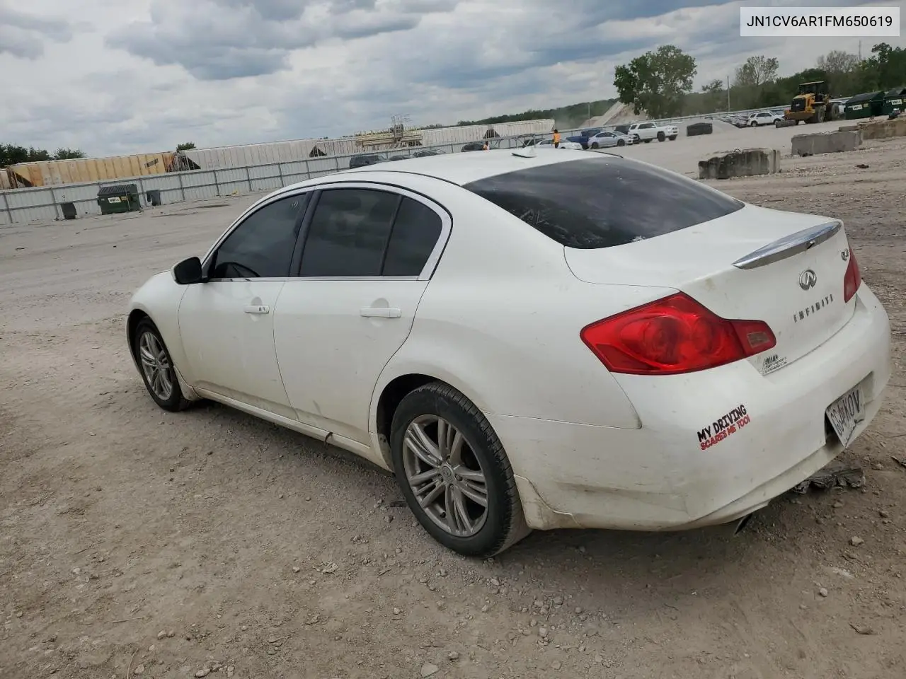 2015 Infiniti Q40 VIN: JN1CV6AR1FM650619 Lot: 55826745