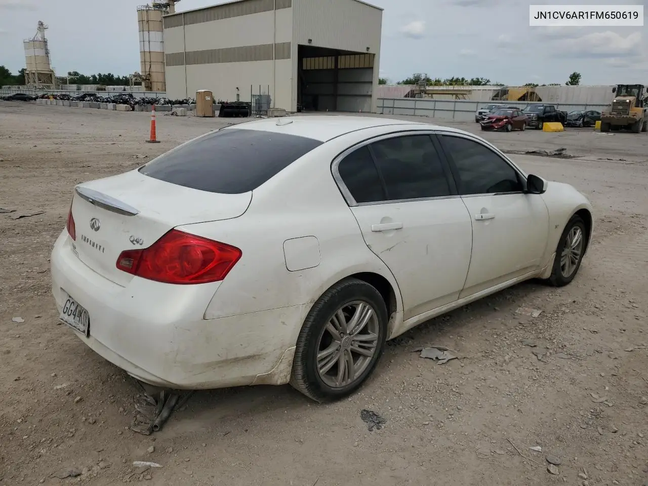 2015 Infiniti Q40 VIN: JN1CV6AR1FM650619 Lot: 55826745