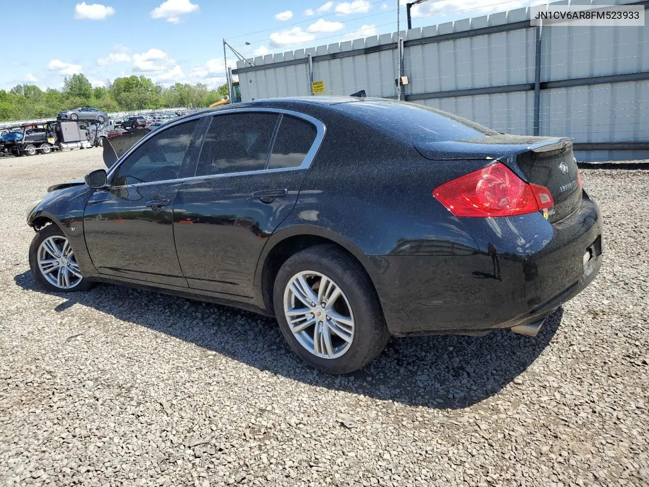 2015 Infiniti Q40 VIN: JN1CV6AR8FM523933 Lot: 56004625