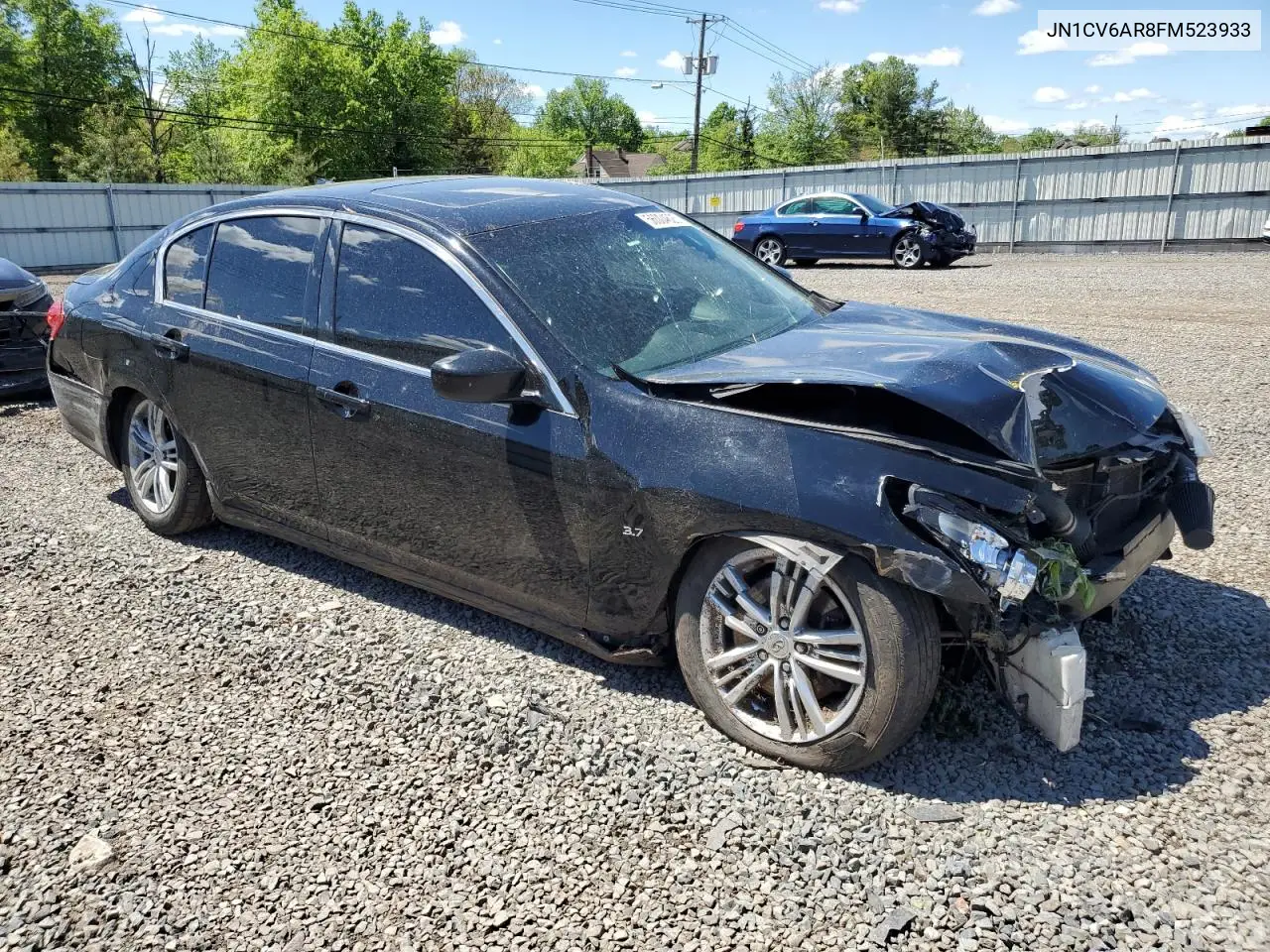 2015 Infiniti Q40 VIN: JN1CV6AR8FM523933 Lot: 56004625