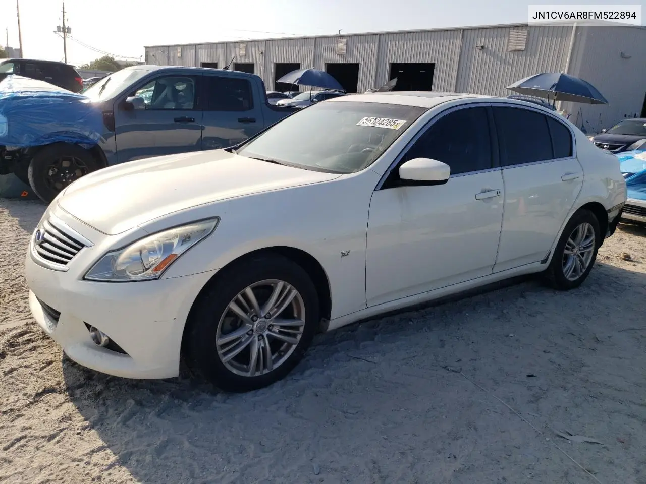 2015 Infiniti Q40 VIN: JN1CV6AR8FM522894 Lot: 56124285