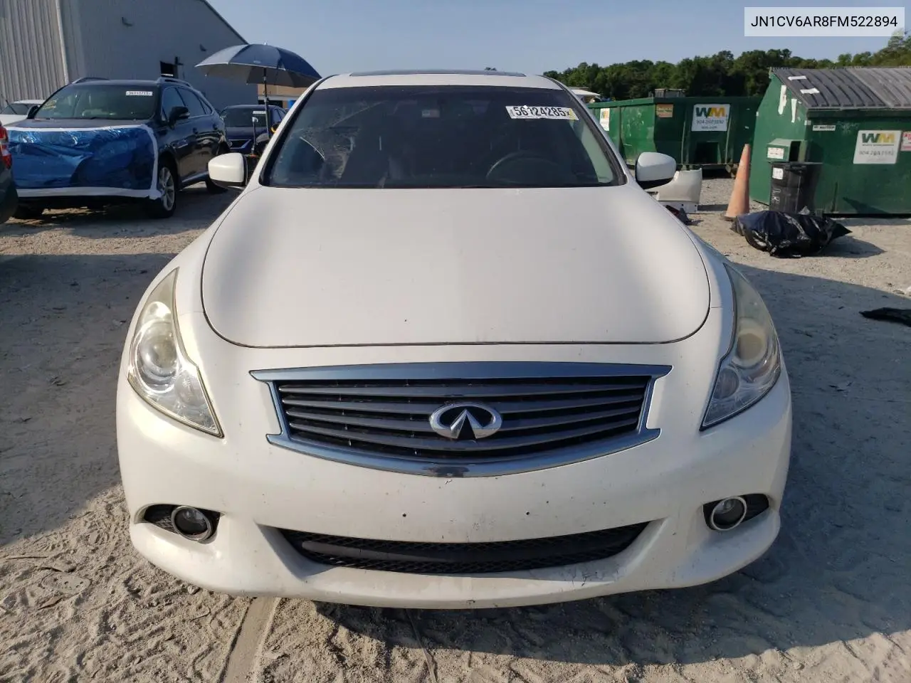 2015 Infiniti Q40 VIN: JN1CV6AR8FM522894 Lot: 56124285