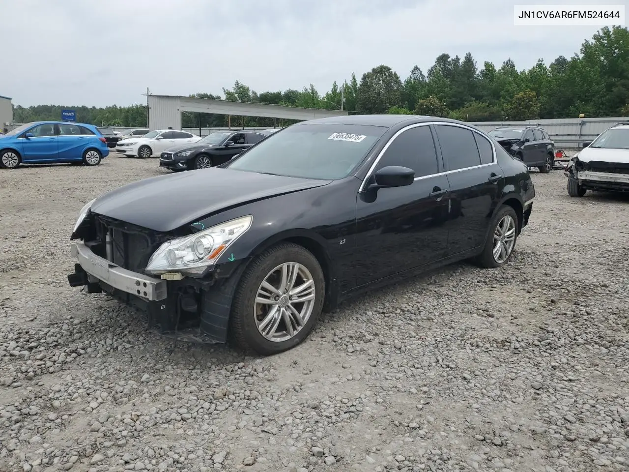 2015 Infiniti Q40 VIN: JN1CV6AR6FM524644 Lot: 56638475