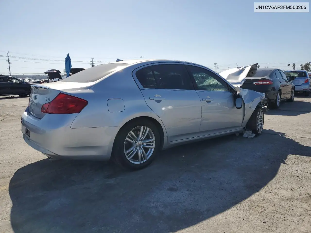 2015 Infiniti Q40 VIN: JN1CV6AP3FM500266 Lot: 56804595