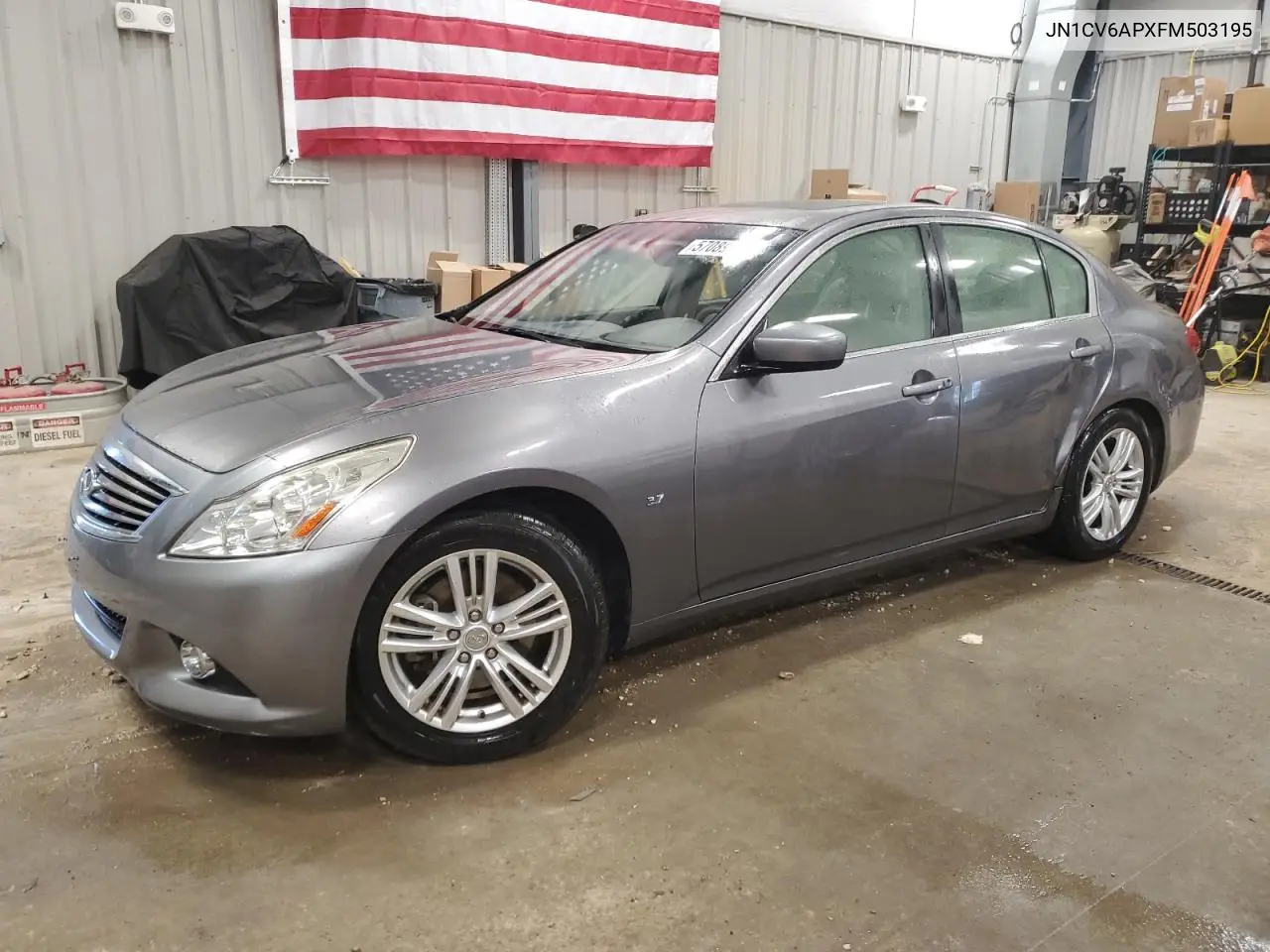 2015 Infiniti Q40 VIN: JN1CV6APXFM503195 Lot: 57089465
