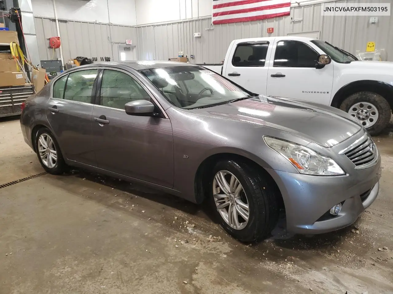 2015 Infiniti Q40 VIN: JN1CV6APXFM503195 Lot: 57089465