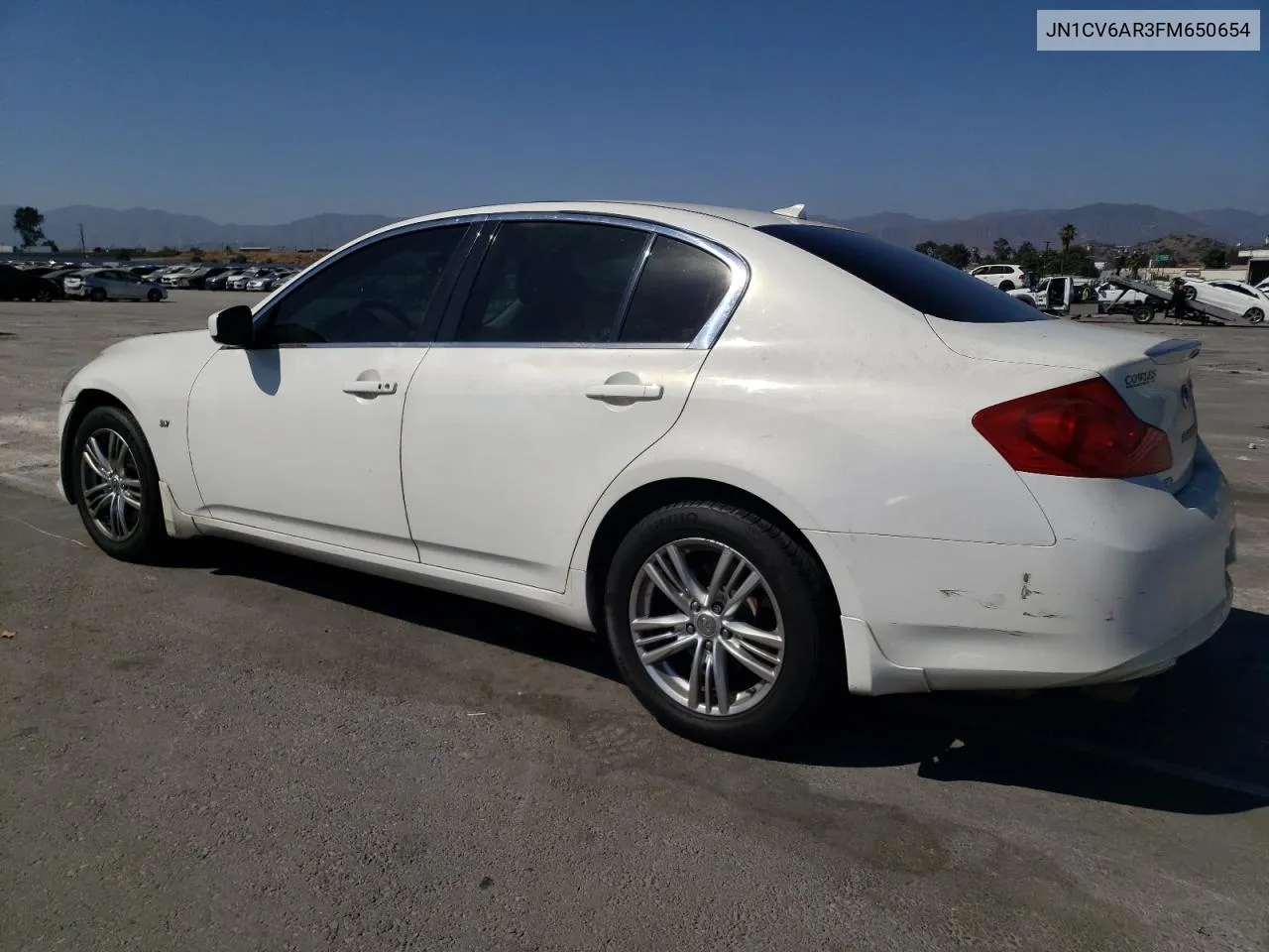 2015 Infiniti Q40 VIN: JN1CV6AR3FM650654 Lot: 57153864