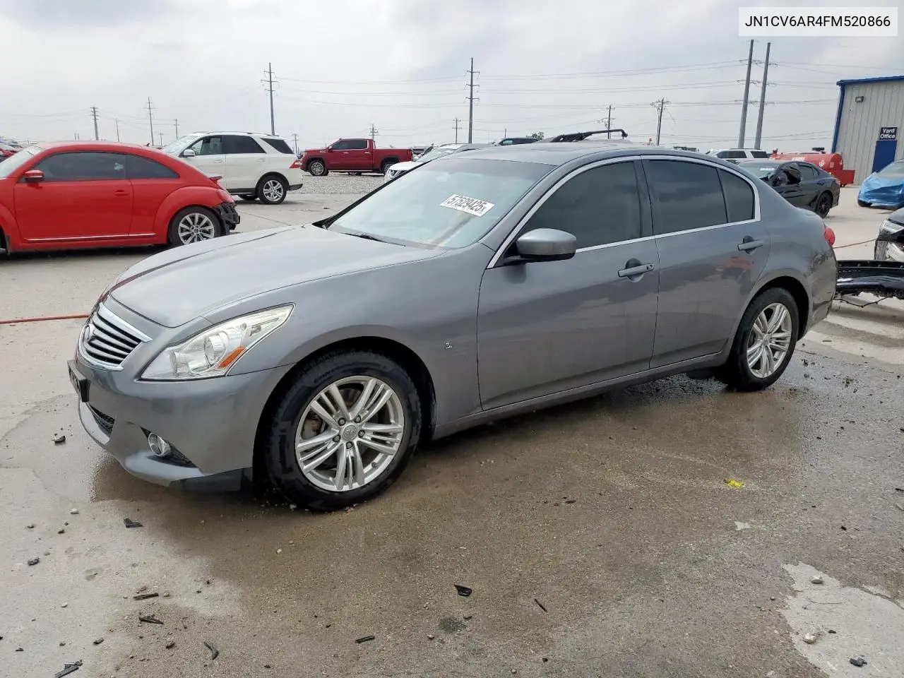 2015 Infiniti Q40 VIN: JN1CV6AR4FM520866 Lot: 57529425