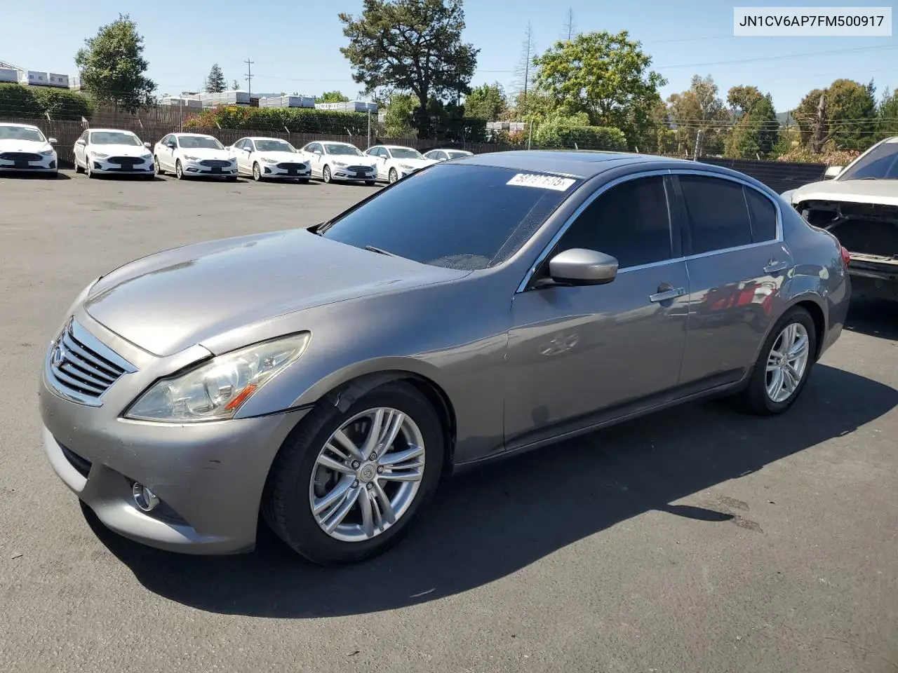 2015 Infiniti Q40 VIN: JN1CV6AP7FM500917 Lot: 58797685