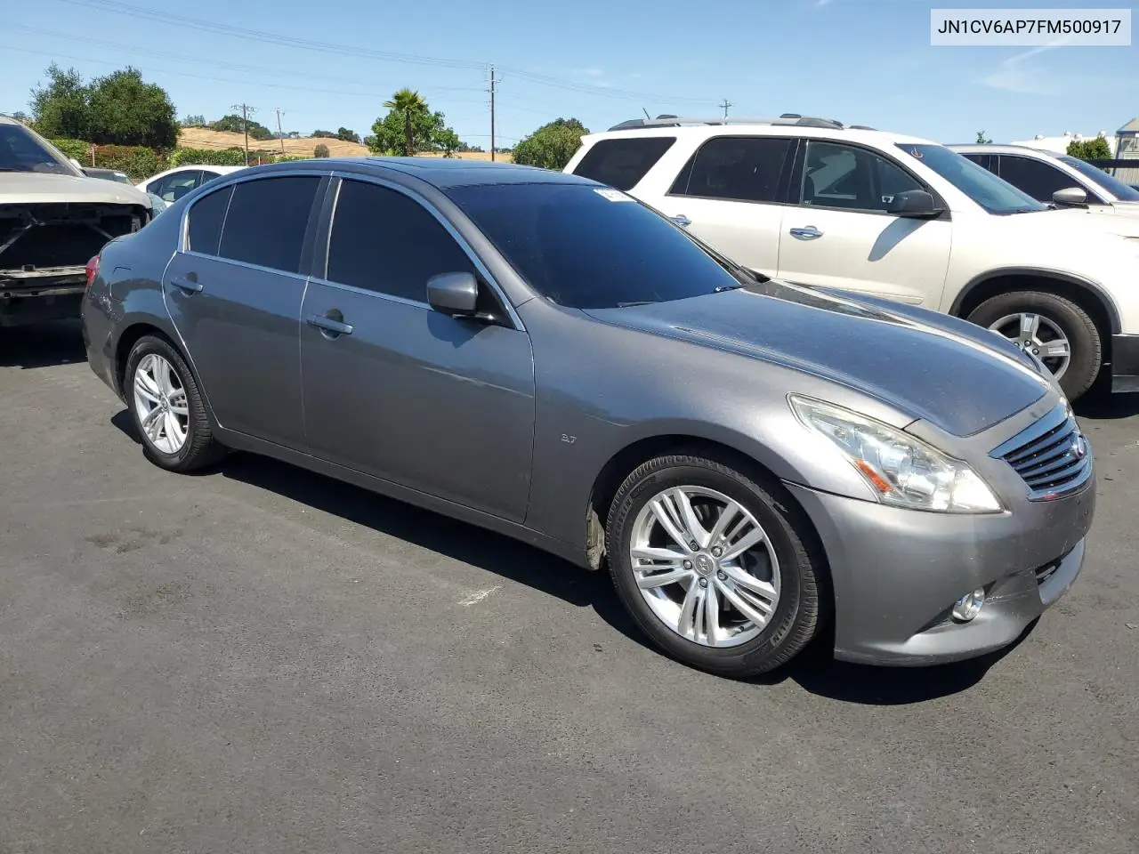2015 Infiniti Q40 VIN: JN1CV6AP7FM500917 Lot: 58797685