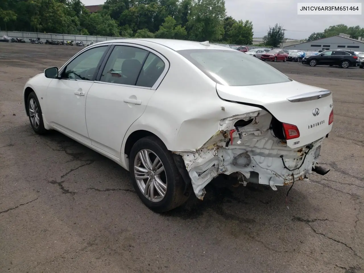 2015 Infiniti Q40 VIN: JN1CV6AR3FM651464 Lot: 58992275