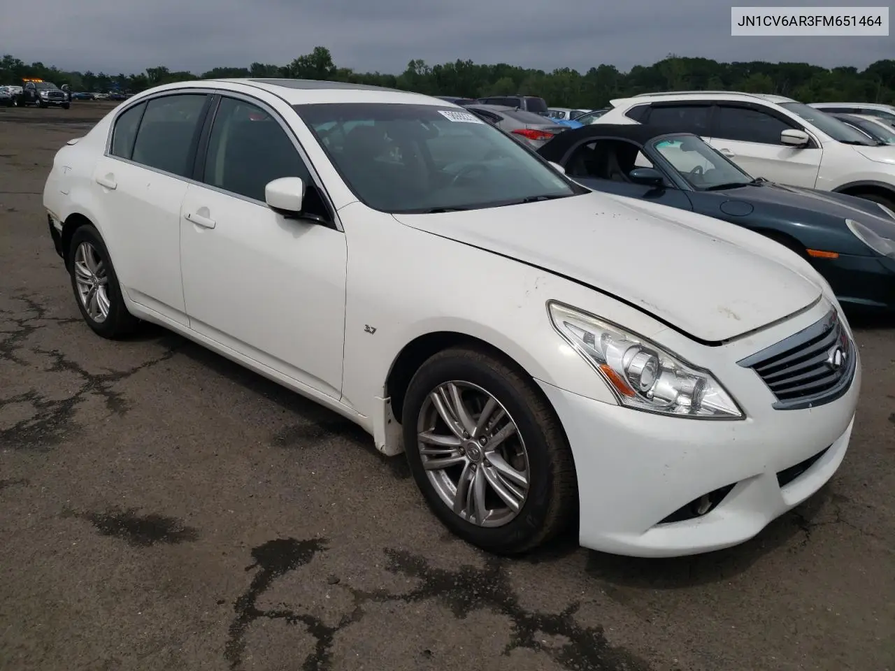 2015 Infiniti Q40 VIN: JN1CV6AR3FM651464 Lot: 58992275