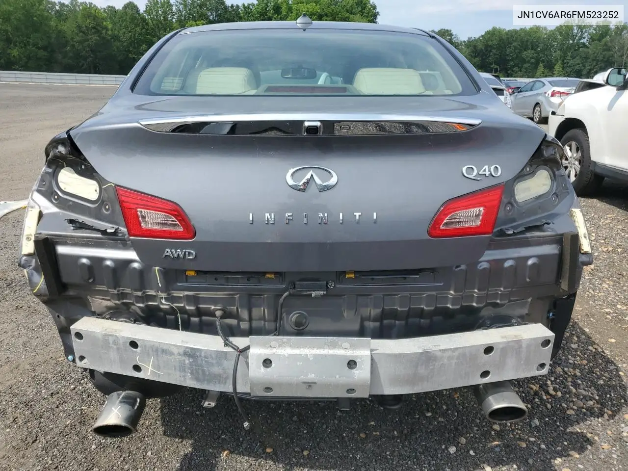 2015 Infiniti Q40 VIN: JN1CV6AR6FM523252 Lot: 58997545