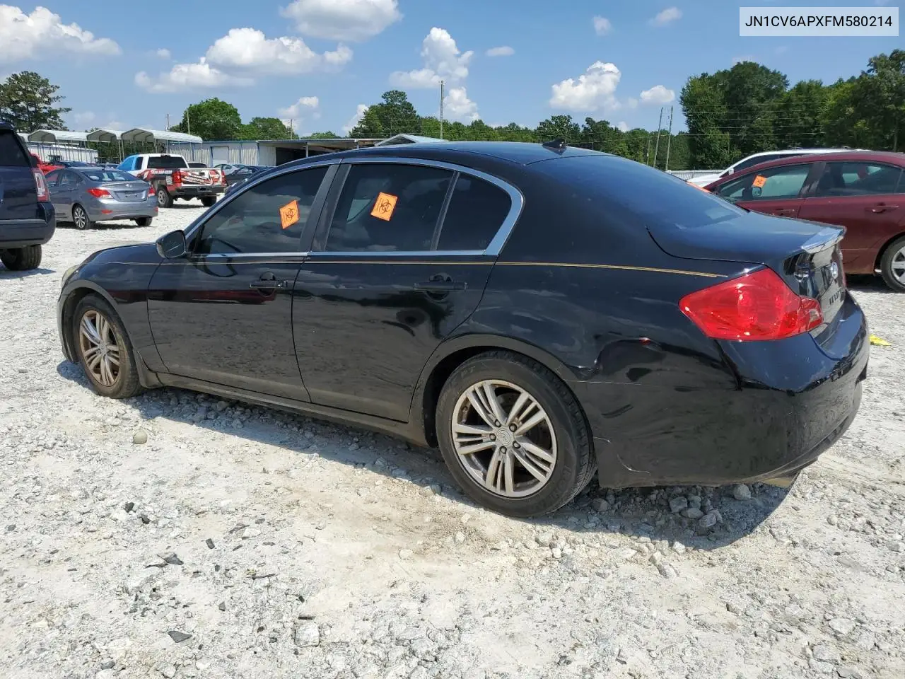 2015 Infiniti Q40 VIN: JN1CV6APXFM580214 Lot: 60105085